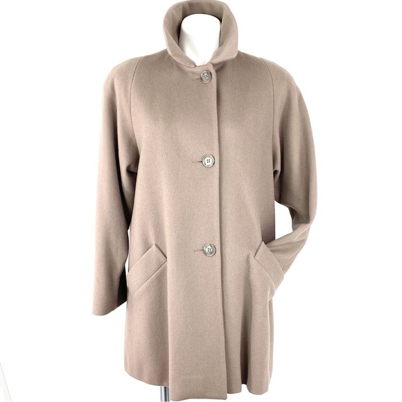 VINTAGE JONES NEW YORK  JONES NEW YORK WOOL SWING COATS SZ L - Picture 6 of 15